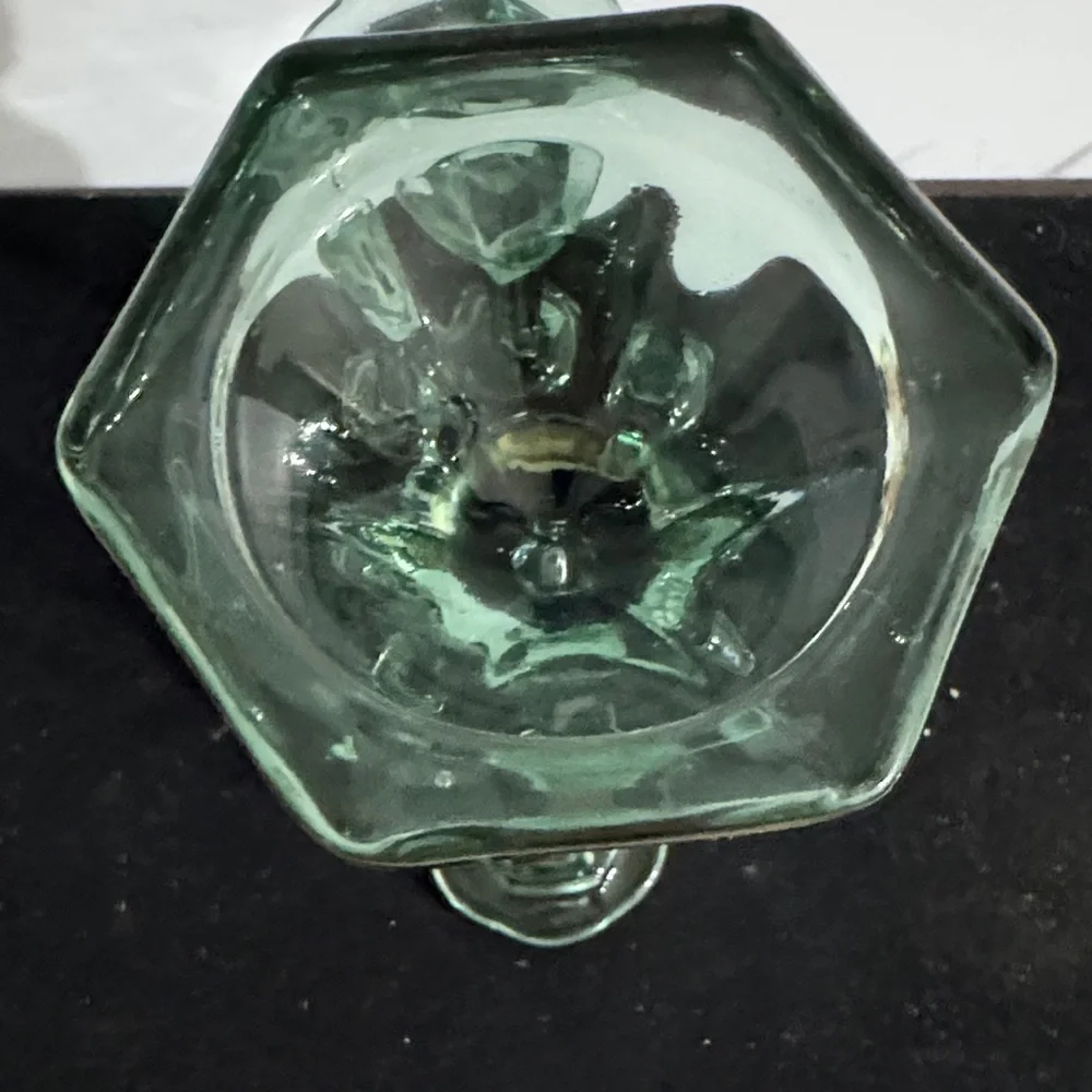 Elegant Glass Candle Holders - Set of 2